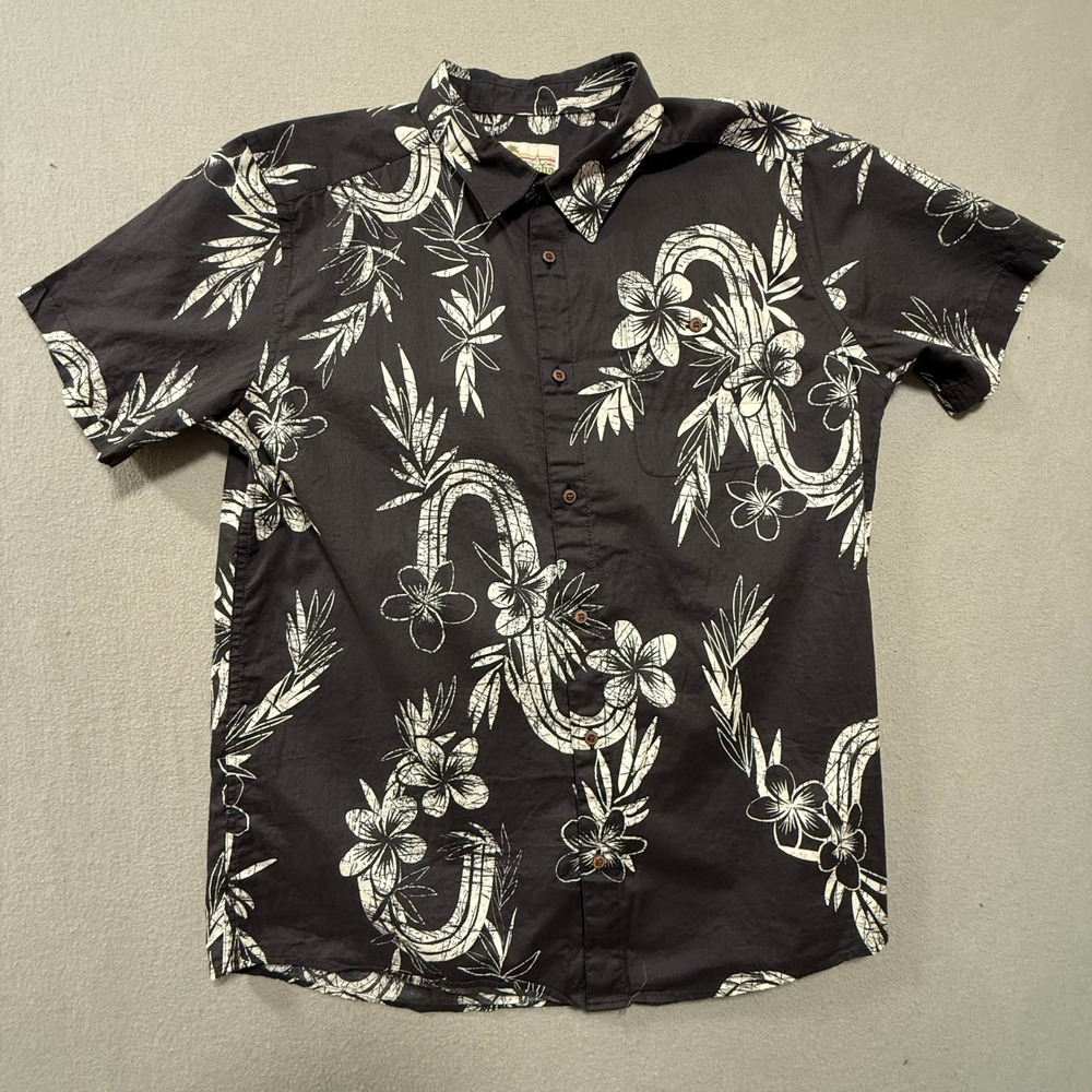 Patagonia Pataloha Malihini Featherweight Organic Cotton Hawaiian Shirt Men XL
